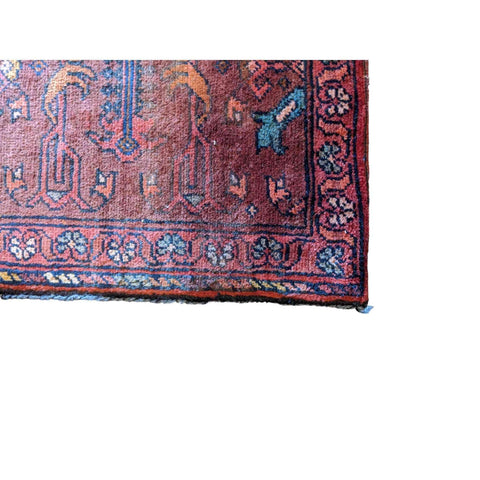 75 x 60 cm Persian Baluch Sadel Bag Tribal Red Small Rug - Rugoutlet