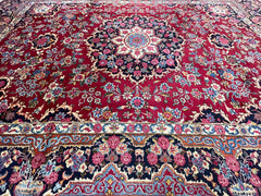 Persian Mashad Tribal Wool Rug 357 x 250 cm (11.71 x 8.20 ft)