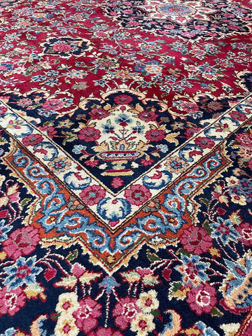 Persian Mashad Tribal Rug 357 x 250 cm (11.71 x 8.20 ft)