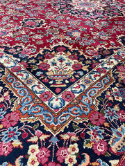 Persian Mashad Tribal Wool Rug 357 x 250 cm (11.71 x 8.20 ft)