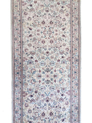 78 x 320 cm Fine Tabriz Traditional Grey Rug - Rugoutlet