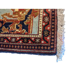 78 x 54 cm Persian senneh Traditional Magenta Small Rug - Rugmaster