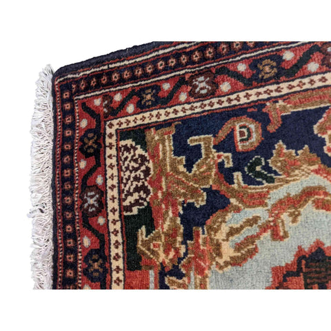 78 x 54 cm Persian senneh Traditional Magenta Small Rug - Rugoutlet