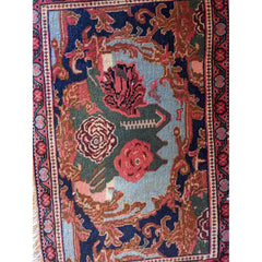 80 x 50 cm Persian Seana Traditional Red Small Rug - Rugmaster