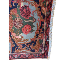 80 x 50 cm Persian Seana Traditional Red Small Rug - Rugmaster