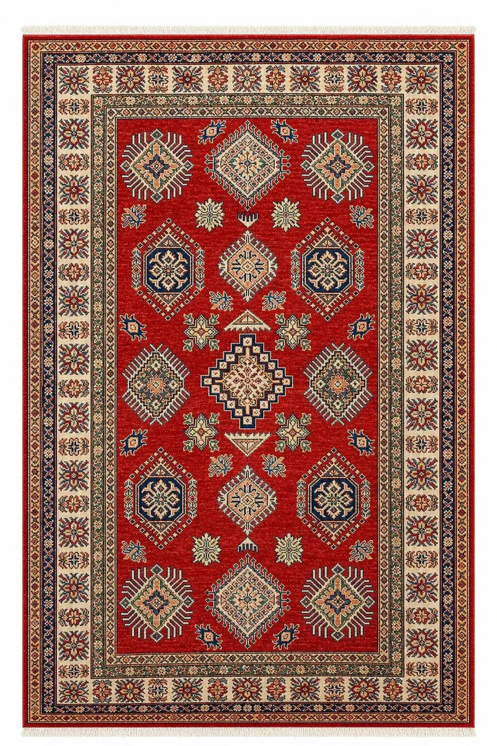 Kazak Rug 214 x 135 cm (7.02 x 4.43 ft)