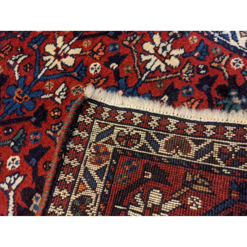 82 x 57 cm Yalameh Tribal Red Small Rug - Rugmaster