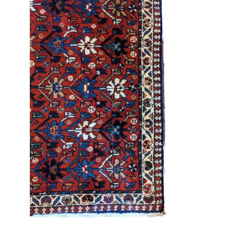 82 x 57 cm Yalameh Tribal Red Small Rug - Rugmaster