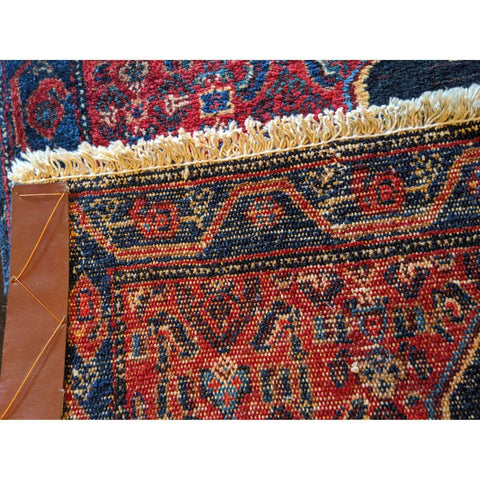82 x 64 cm Persian Senneh Modern Red Small Rug - Rugmaster