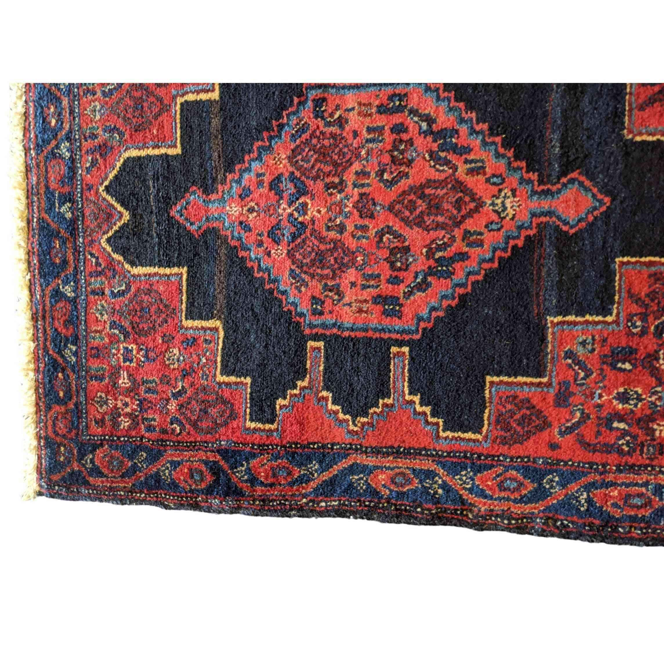82 x 64 cm Persian Senneh Red Small Rug - Rugmaster