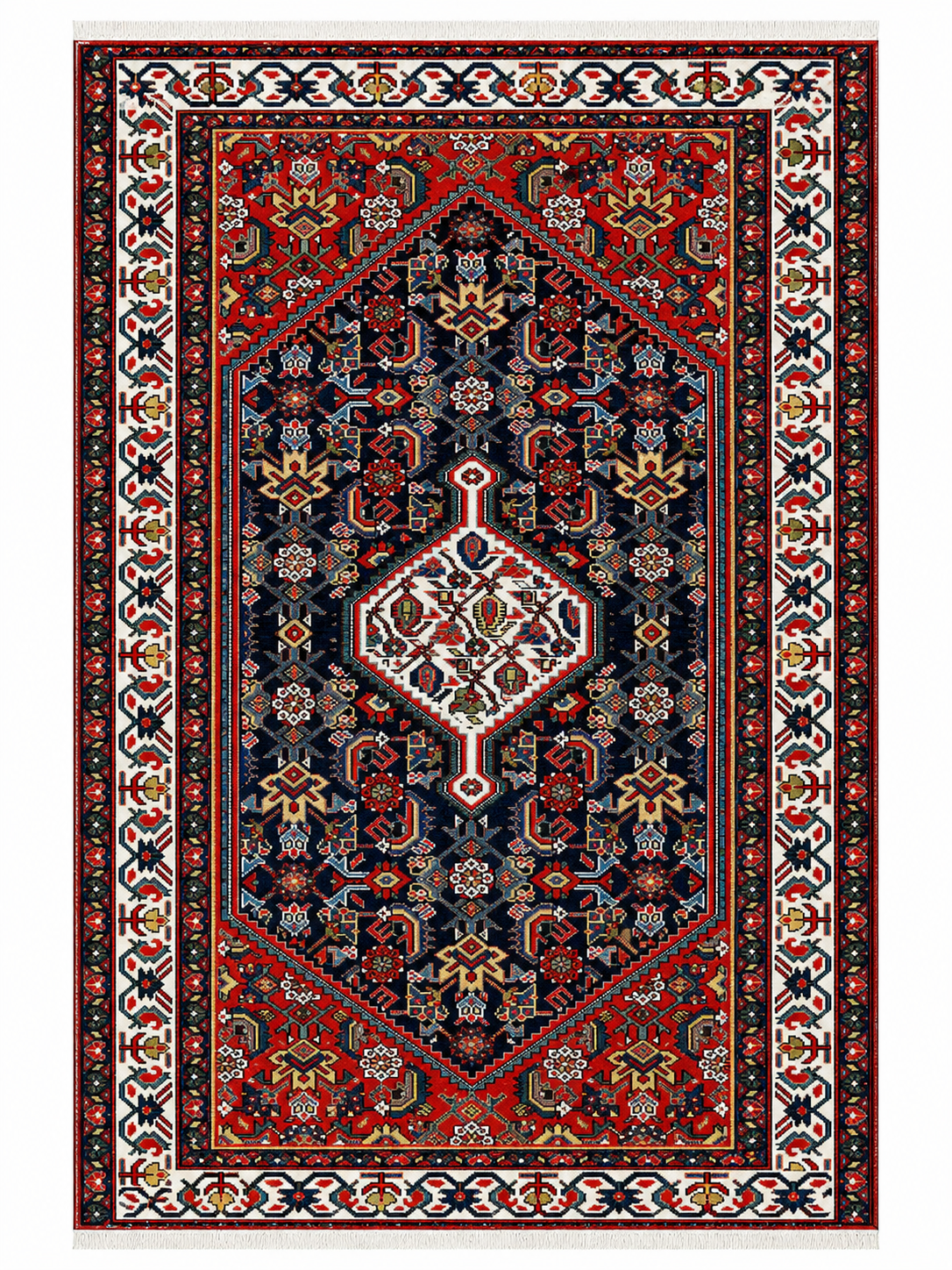 Old Persian Malayer Rug 191 x 130 cm (6.27 x 4.27 ft)