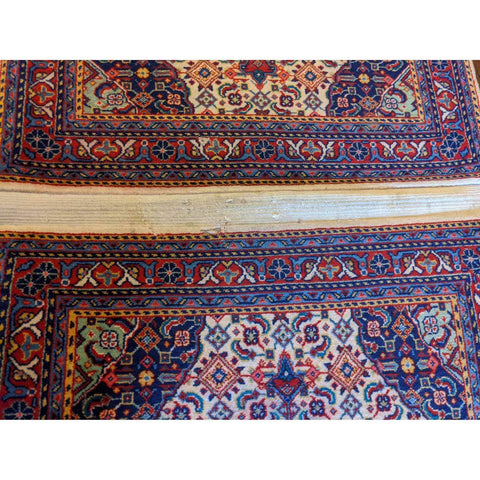 83 x 64 cm saroq joint Tribal Red Small Rug - Rugoutlet