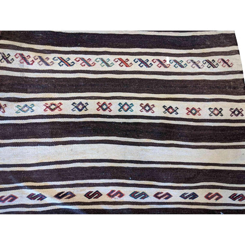 84 x 70 cm Baluch Sumak Tribal White Small Rug - Rugmaster