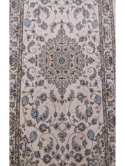 85 x 160 cm Kashan power Loom Traditional White Small Rug - Rugmaster