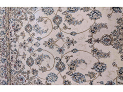 85 x 160 cm Kashan power Loom Traditional White Small Rug - Rugmaster