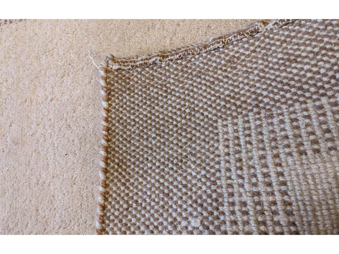 90 x 150 cm White Grey Handmade Natural Dye Small Rug - Rugoutlet