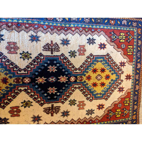 90 x 60 cm Yalameh Tribal Red Rug - Rugoutlet