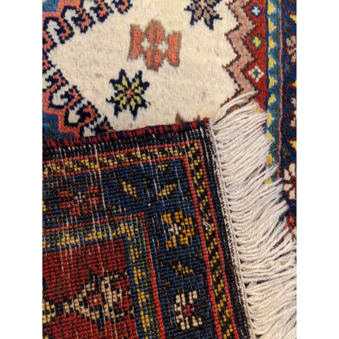 90 x 60 cm Yalameh Tribal Red Rug - Rugoutlet