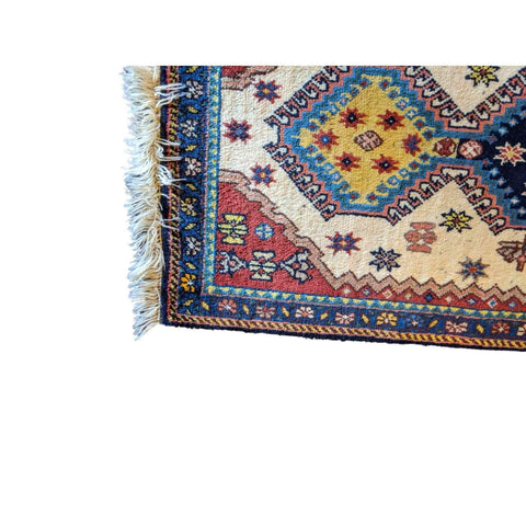 90 x 60 cm Yalameh Tribal Red Rug - Rugoutlet