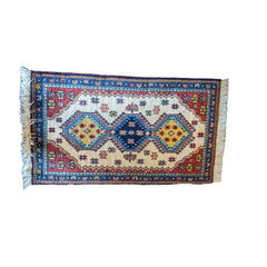 90 x 60 cm Yalameh Tribal Red Rug - Rugoutlet