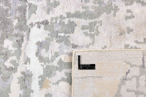 90x60 cm Indian Viscose Beige Rug-No. 1, Mix - Rugoutlet