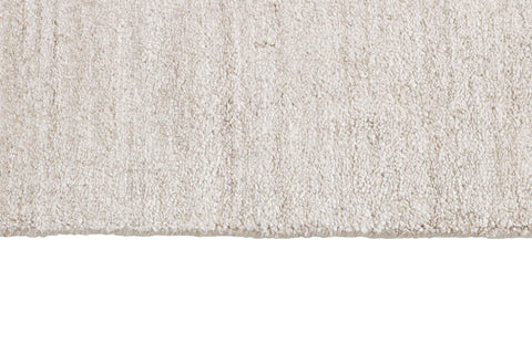 90x60 cm Indian Viscose Beige Rug-Robusto, Steel - Rugoutlet