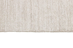 90x60 cm Indian Viscose Beige Rug-Robusto, Steel - Rugoutlet