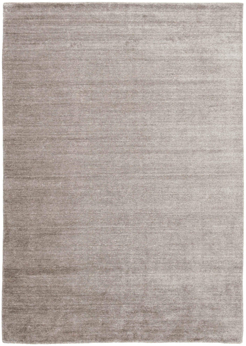 90x60 cm Indian Viscose Black Rug-6029, Black Grey - Rugoutlet
