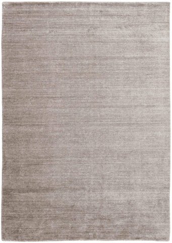 90x60 cm Indian Viscose Black Rug-6029, Black Grey - Rugoutlet