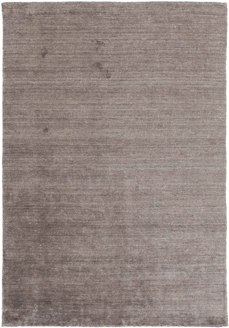 90x60 cm Indian Viscose Brown Rug-Robusto, Ivory - Rugoutlet