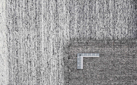 90x60 cm wool/Viscose Black Rug-Blau, Blue - Rugoutlet