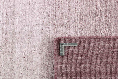 90x60 cm wool/Viscose Red Rug-Porpra, Purple - Rugoutlet