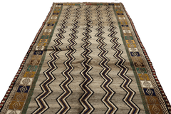 Persian Yalameh Tribal Wool Rug 306 x 157 cm (10.04 x 5.15 ft)