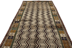 Persian Yalameh Tribal Wool Rug 306 x 157 cm (10.04 x 5.15 ft)