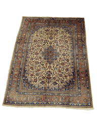 Antique Sarough Mahal Tribal Wool Rug 246 x 346 cm (8.07 x 11.35 ft)