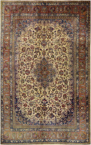 Sarough Mahal Tribal Rug 246 x 346 cm (8.07 x 11.35 ft)