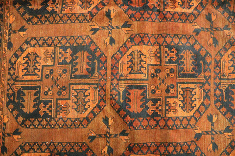 Antique Afghan Tribal Rug 364 x 242 cm (11.94 x 7.94 ft)