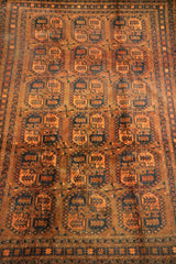 Antique Afghan Tribal Wool Rug 364 x 242 cm (11.94 x 7.94 ft)