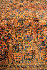 Antique Afghan Tribal Wool Rug 364 x 242 cm (11.94 x 7.94 ft)