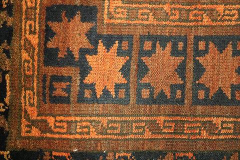 Antique Afghan Tribal Rug 364 x 242 cm (11.94 x 7.94 ft)