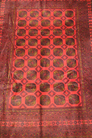 Afghan Tribal Wool Rug 350 x 257 cm (11.48 x 8.43 ft)