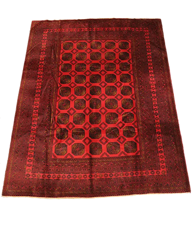 Afghan Tribal Wool Rug 350 x 257 cm (11.48 x 8.43 ft)