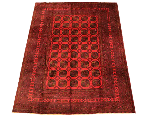 Afghan Tribal Wool Rug 350 x 257 cm (11.48 x 8.43 ft)