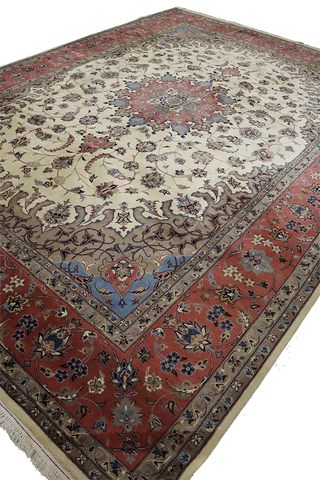 Tabriz Tribal Wool Rug 370 x 275 cm (12.14 x 9.02 ft)
