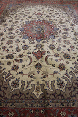 Tabriz Tribal Wool Rug 370 x 275 cm (12.14 x 9.02 ft)