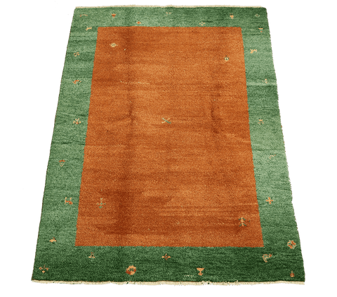 306x210cm Gabbeh Tribal Wool Rugs Hand Knotted Orange Green - Rugoutlet