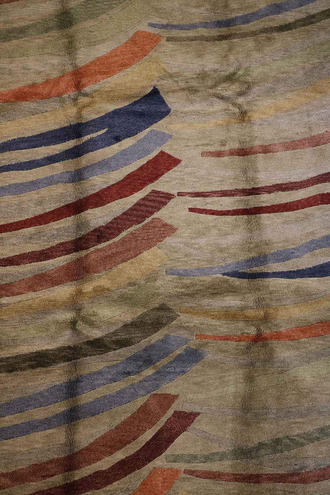 244x305 cm Modern Gabbeh Wool Rugs Handmade Multi Color - Rugoutlet