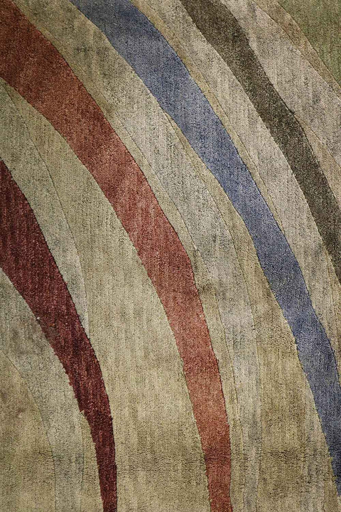 244x305 cm Modern Gabbeh Wool Rugs Handmade Multi Color - Rugoutlet