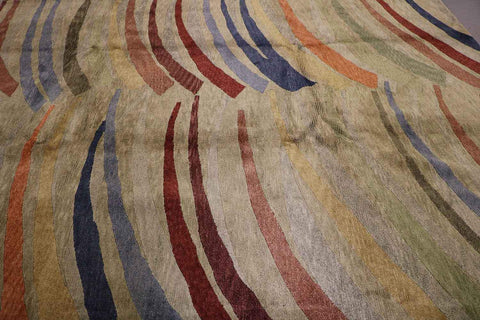 244x305 cm Modern Gabbeh Wool Rugs Handmade Multi Color - Rugoutlet