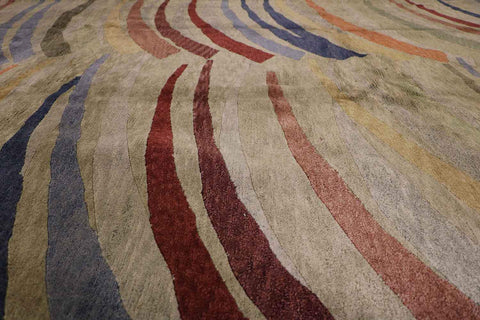 244x305 cm Modern Gabbeh Wool Rugs Handmade Multi Color - Rugoutlet